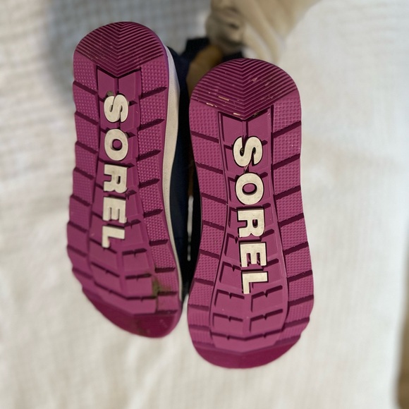 Sorel Girl's Whitney Joan Lace Yellow Pink Waterproof big kid 5 - Picture 12 of 12